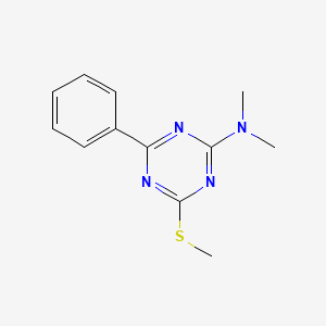 N,N-Dimethyl-4-(methylsulfanyl)-6-phenyl-1,3,5-triazin-2-amine