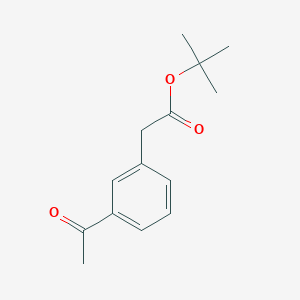 Tert-butyl 2-(3-acetylphenyl)acetate