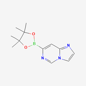 7-(4,4,5,5-Tetramethyl-1,3,2-dioxaborolan-2-yl)imidazo[1,2-c]pyrimidine