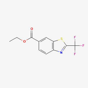 Ethyl 2-(trifluoromethyl)benzo[d]thiazole-6-carboxylate