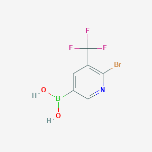 (6-Bromo-5-(trifluoromethyl)pyridin-3-yl)boronic acid