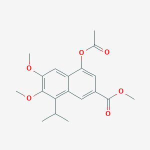 Methyl 4-acetoxy-8-isopropyl-6,7-dimethoxy-2-naphthoate