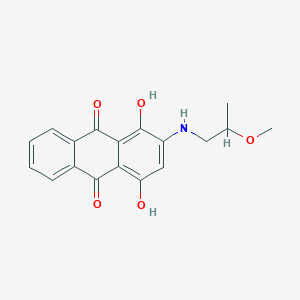 1,4-Dihydroxy-2-((2-methoxypropyl)amino)anthracene-9,10-dione