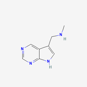 N-Methyl-1-(7H-pyrrolo[2,3-d]pyrimidin-5-yl)methanamine