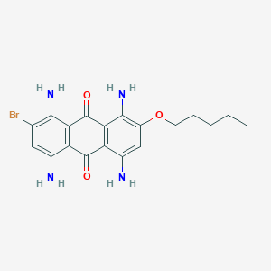 1,4,5,8-Tetraamino-2-bromo-7-(pentyloxy)anthracene-9,10-dione