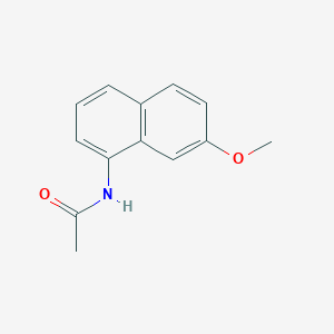 molecular formula C13H13NO2 B1312925 N-(7-甲氧基萘-1-基)乙酰胺 CAS No. 93189-18-5