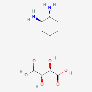 molecular formula C10H20N2O6 B1312929 (1R,2R)-(+)-1,2-二氨基环己烷 L-酒石酸盐 CAS No. 39961-95-0