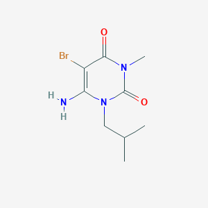 6-Amino-5-bromo-1-isobutyl-3-methyl-1H-pyrimidine-2,4-dione