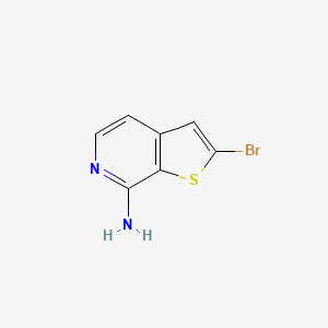 2-Bromothieno[2,3-c]pyridin-7-amine