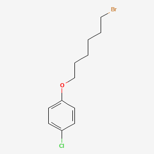 B1312931 Benzene, 1-[(6-bromohexyl)oxy]-4-chloro- CAS No. 37136-99-5