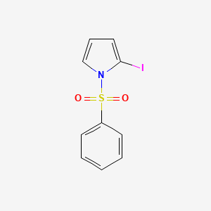 molecular formula C10H8INO2S B1312934 2-碘-1-(苯磺酰基)-1H-吡咯 CAS No. 247922-33-4