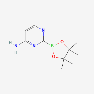 2-(4,4,5,5-Tetramethyl-1,3,2-dioxaborolan-2-yl)pyrimidin-4-amine