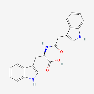 (2R)-3-(1H-indol-3-yl)-2-[[2-(1H-indol-3-yl)acetyl]amino]propanoic acid