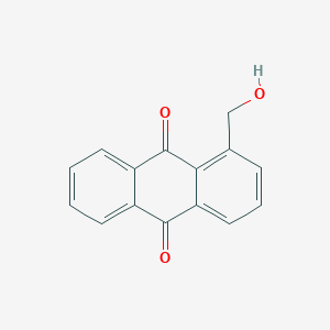 molecular formula C15H10O3 B13129399 1-(Hydroxymethyl)anthracene-9,10-dione CAS No. 638128-47-9