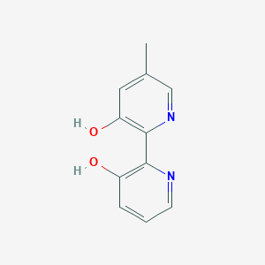 molecular formula C11H10N2O2 B13129413 2-(3-Hydroxypyridin-2(1H)-ylidene)-5-methylpyridin-3(2H)-one CAS No. 137320-34-4