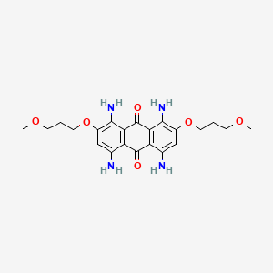 1,4,5,8-Tetraamino-2,7-bis(3-methoxypropoxy)anthracene-9,10-dione