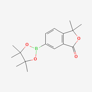 3,3-Dimethyl-6-(4,4,5,5-tetramethyl-1,3,2-dioxaborolan-2-yl)isobenzofuran-1(3H)-one