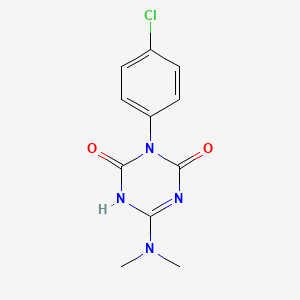 3-(4-Chlorophenyl)-6-(dimethylamino)-1,3,5-triazine-2,4(1H,3H)-dione