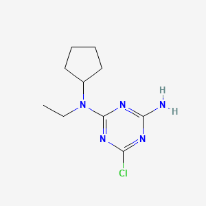 6-Chloro-N2-cyclopentyl-N2-ethyl-1,3,5-triazine-2,4-diamine