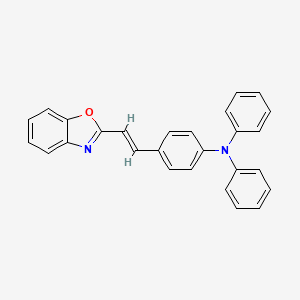 4-(2-(Benzo[d]oxazol-2-yl)vinyl)-N,N-diphenylaniline