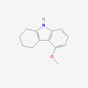 molecular formula C13H15NO B131295 5-Methoxy-2,3,4,9-tetrahydro-1h-carbazole CAS No. 68962-14-1
