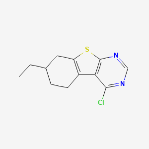 4-Chloro-7-ethyl-5,6,7,8-tetrahydrobenzo[4,5]thieno[2,3-d]pyrimidine