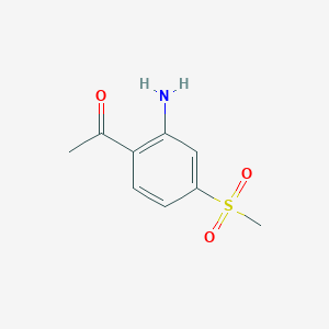 1-(2-Amino-4-(methylsulfonyl)phenyl)ethan-1-one