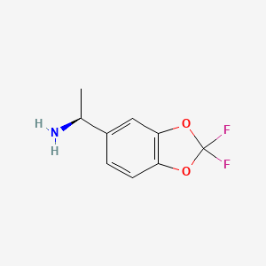 (1S)-1-(2,2-difluoro-1,3-benzodioxol-5-yl)ethanamine