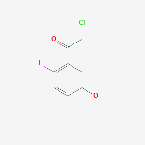 2-Chloro-1-(2-iodo-5-methoxyphenyl)ethan-1-one