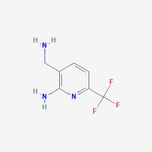 3-(Aminomethyl)-6-(trifluoromethyl)pyridin-2-amine