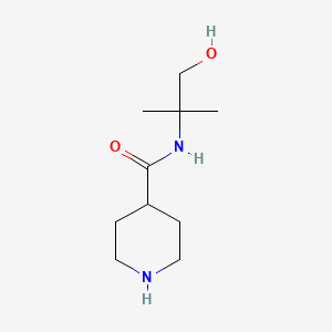 B1312961 N-(1-hydroxy-2-methylpropan-2-yl)piperidine-4-carboxamide CAS No. 40051-33-0