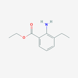 molecular formula C11H15NO2 B13129647 Ethyl 2-amino-3-ethylbenzoate 