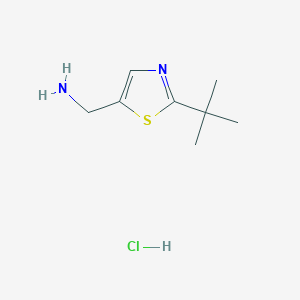 (2-(Tert-butyl)thiazol-5-yl)methanamine hydrochloride