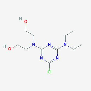 2,2'-((4-Chloro-6-(diethylamino)-1,3,5-triazin-2-yl)azanediyl)diethanol