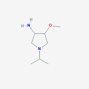 (3S,4S)-1-Isopropyl-4-methoxypyrrolidin-3-amine