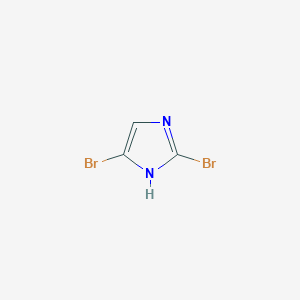 molecular formula C3H2Br2N2 B1312981 2,4-二溴-1H-咪唑 CAS No. 64591-03-3