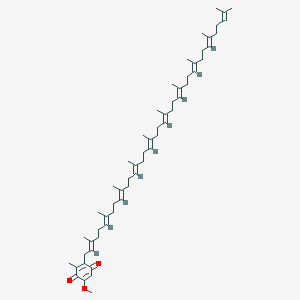 2-[(2E,6E,10E,14E,18E,22E,26E,30E,34E)-3,7,11,15,19,23,27,31,35,39-decamethyltetraconta-2,6,10,14,18,22,26,30,34,38-decaenyl]-5-methoxy-3-methylcyclohexa-2,5-diene-1,4-dione