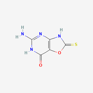 5-Amino-2-thioxo-2,3-dihydrooxazolo[4,5-d]pyrimidin-7(6H)-one