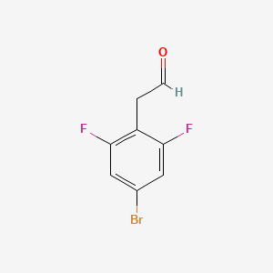 2-(4-Bromo-2,6-difluorophenyl)acetaldehyde