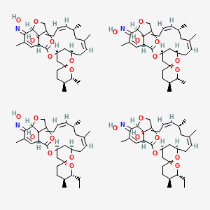 molecular formula C126H176N4O28 B13129905 Milbemycinoxime 