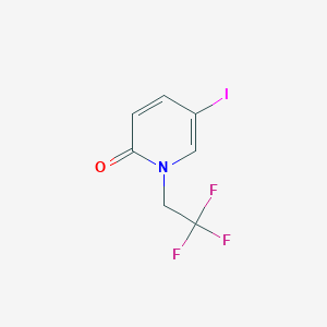 5-Iodo-1-(2,2,2-trifluoroethyl)pyridin-2(1H)-one