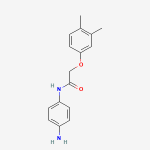 B1312993 N-(4-aminophenyl)-2-(3,4-dimethylphenoxy)acetamide CAS No. 898176-76-6