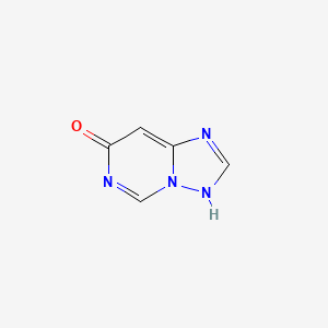 molecular formula C5H4N4O B13129957 [1,2,4]Triazolo[1,5-c]pyrimidin-7-ol 