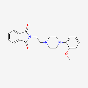 B1312997 2-(2-(4-(2-Methoxyphenyl)piperazin-1-yl)ethyl)isoindoline-1,3-dione CAS No. 99718-67-9