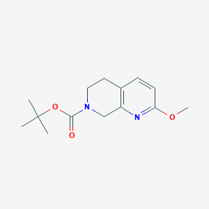 tert-Butyl 2-methoxy-5,8-dihydro-1,7-naphthyridine-7(6H)-carboxylate