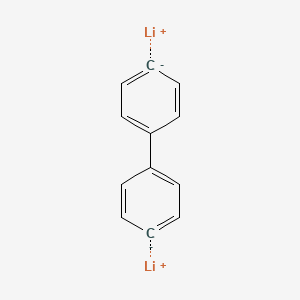 molecular formula C12H8Li2 B13130038 Dilithium phenylbenzene CAS No. 7360-83-0