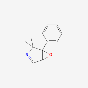 molecular formula C12H13NO B13130083 5,5-Dimethyl-4-phenyl-1-pyrrolinen-oxide 