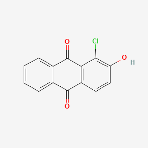 molecular formula C14H7ClO3 B13130091 1-Chloro-2-hydroxyanthracene-9,10-dione CAS No. 6471-81-4