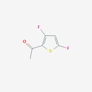 molecular formula C6H4F2OS B13130096 1-(3,5-Difluorothiophen-2-yl)ethanone 