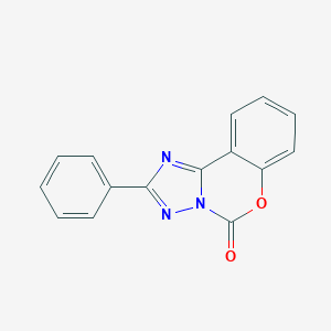 B131301 2-Phenyl-1,2,4-triazolo(1,5-c)(1,3)benzoxazin-5-one CAS No. 158120-42-4